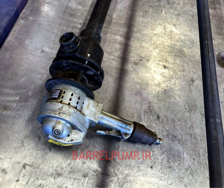 ارسال پمپ بشکه کش 50 ساله به کارخانه جهت تعمیر